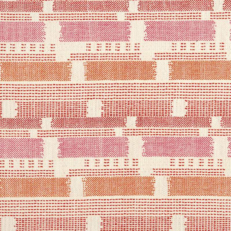 Kit Kemp Loom Weave Fabric in Hot Pink